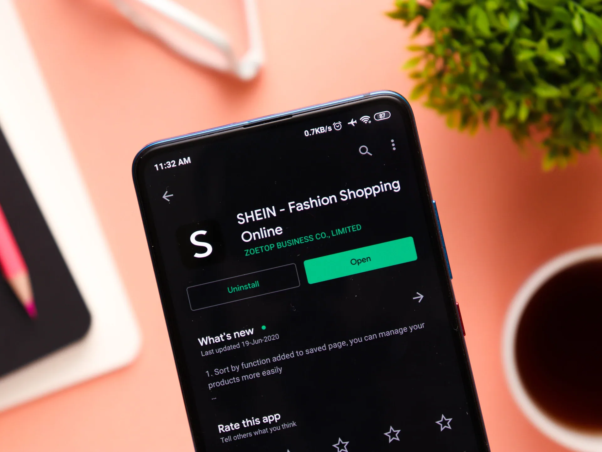 Shein’s Android app breached clipboard privacy.