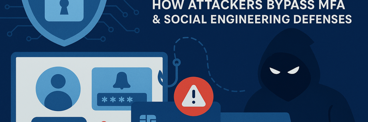 Cybersecurity in Financial Fraud: How Attackers Bypass MFA & Social Engineering Defenses